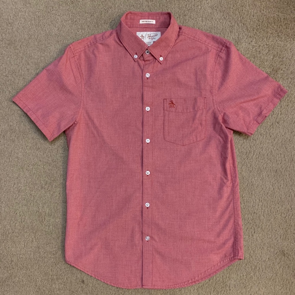 Original Penguin Heritage Slim Shirt, Men’s Sm